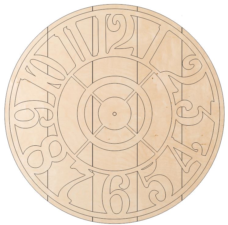 Farmhouse Clock Kits - One Piece Overlays – Willow Hill Designs