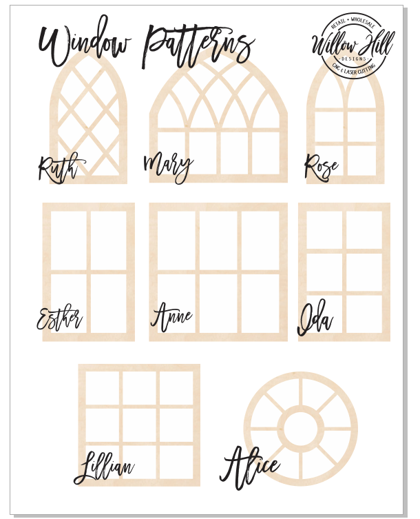 Window Pattern 4x8 Window - Rectangle 4 Pattern